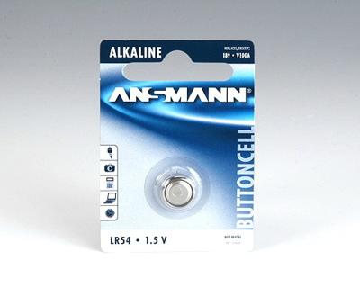 Ansmann alkaline knoopcel lr54 / lr1130 / ag10