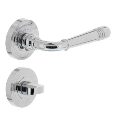 Deurkruk 1725 Emily op rond rozet 7mm nokken met WC8mm chroom