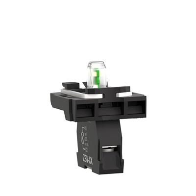 Schneider Electric ZB5AVB1 LED-element Met bevestigingsadapter, Met fitting Wit 24 V/DC, 24 V/AC 1 stuk(s) Piece