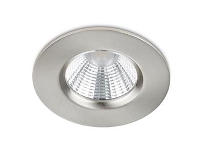 Trio Badkamer inbouwspotZagros met led rond grijs - 650710107