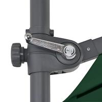 VidaXL Zweefparasol met stalen paal 250x250 cm groen - thumbnail