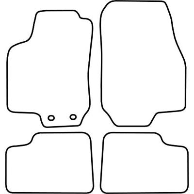 Automatten passend voor Opel Astra G 1998-2004 TMOP517