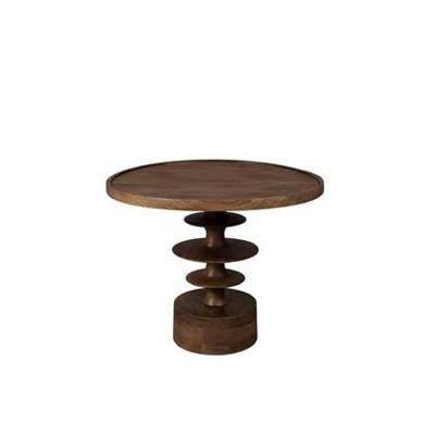 Dutchbone Ronde Salontafel 'Cath' Mangohout, 66cm