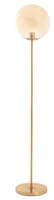 Light & Living Gouden vloerlampMedina met amber glas - 1882685 - thumbnail