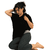 Meditatie Poncho Cashmere Zwart - thumbnail