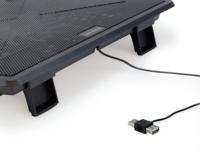 Conceptronic THANA05B notebook cooling pad 39,6 cm (15.6 ) Zwart - thumbnail