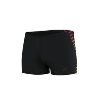 Speedo Endurance+ zwemboxer zwart/rood/geel - thumbnail