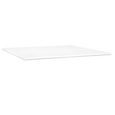 Boxspring met matras stof donkerbruin 200x200 cm