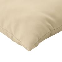 Bankkussens 4 st 60x60 cm stof beige - thumbnail