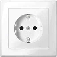 Merten MEG2300-1419 Wandcontactdoos System M Polar-wit 1 stuk(s) - thumbnail
