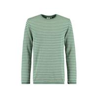 America Today gestreepte trui Kobra grijsgroen - thumbnail