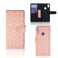 Xiaomi Redmi Note 7 Telefoon Hoesje Pattern Orange - thumbnail