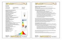 Segula 55263 LED-koelkastlampje-lamp Energielabel G (A - G) E14 1.5 W = 10 W Warmwit (Ø x l) 26 mm x 60 mm 1 stuk(s) - thumbnail