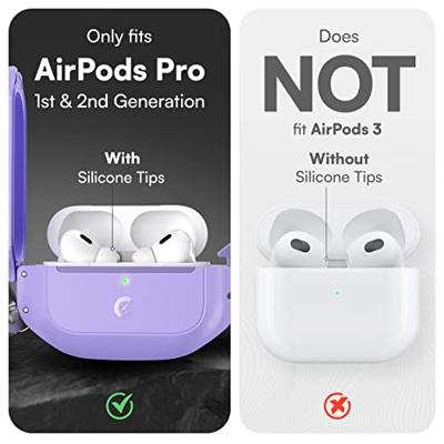 KeyBudz Element hoesje AirPods Pro (2nd gen) - Lavender