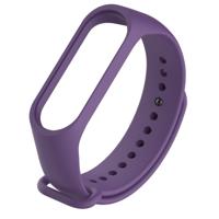 Armband horloge Silicone rubber polsbandje polsband vervanging voor Xiaomi mi band 3 (paars) - thumbnail