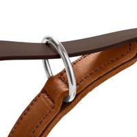 HUNTER Verstelbare hondenlijn Wolmar, chocoladebruin/cognac, Maat: 16/200 - thumbnail