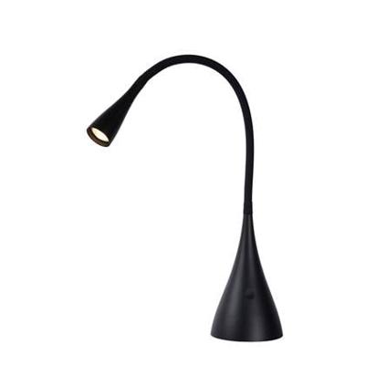 Lucide ZOZY - Bureaulamp - LED 3 StepDim - 1x4W 3000K - Zwart