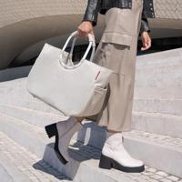 Reisenthel Loopshopper L-Herringbone Sand - thumbnail
