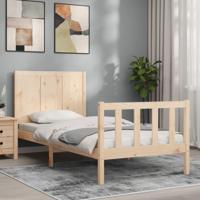 Bedframe zonder matras massief grenenhout 100x200 cm - thumbnail
