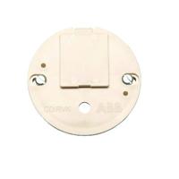 Centraaldoosdeksel, rond met haak en kroonsteen ABB voor de blauwe ronde centraaldozen CD/RVK - thumbnail