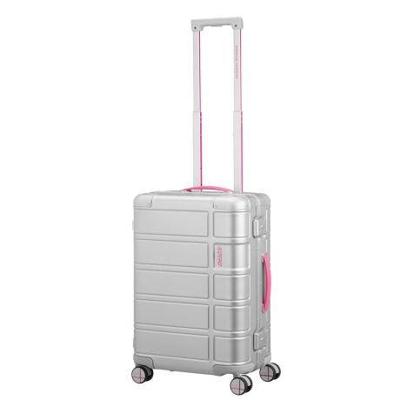 American Tourister Alumo Spinner - Handbagage Koffer - 34L - Neon Pink