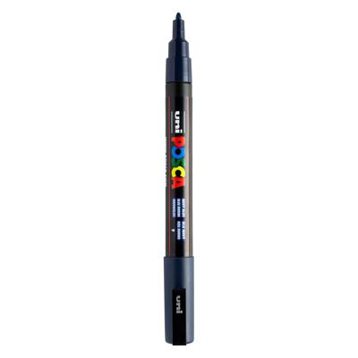 Uni Posca pc3m acrylmarker marineblauw - ronde punt tot 1,3 mm