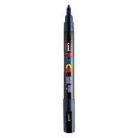 Uni Posca pc3m acrylmarker marineblauw - ronde punt tot 1,3 mm - thumbnail