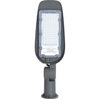 LED Straatlamp 50W - Koud Wit 6500K - IP65 Waterdicht - Aluminium Grijs - thumbnail