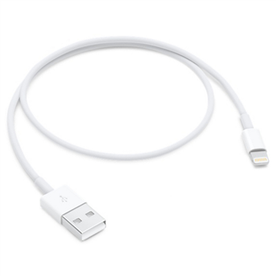 ME291ZM/A Apple Lightning to USB Cable 0.5m. White