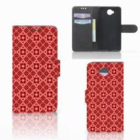 Microsoft Lumia 650 | Telefoon Hoesje | Batik Rood - thumbnail