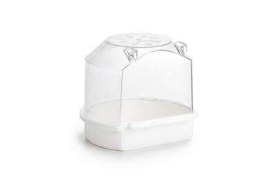 Rond badhuisje voor vogels klein wit