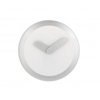 NeXtime klok 2615zi Focus, Ø25 cm, Wall, White/ Silver - thumbnail