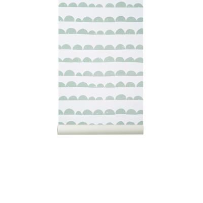 Ferm Living Behang Half Moon Mint Ferm Living Behang Half Moon Mint