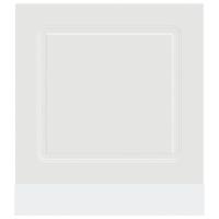 Vaatwaspaneel Kalmar 60x1,5x67 cm bewerkt hout wit - thumbnail