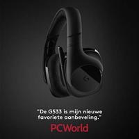 Logitech G G533 Wireless Headset Hoofdband Zwart - thumbnail