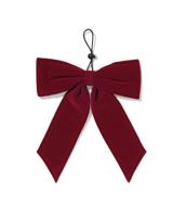 HEMA Piek 27cm strik stof rood (bordeauxrood) - thumbnail