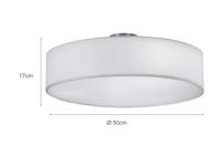 Trio PlafonniereSeries 3033 50cm wit - 603900301 - thumbnail
