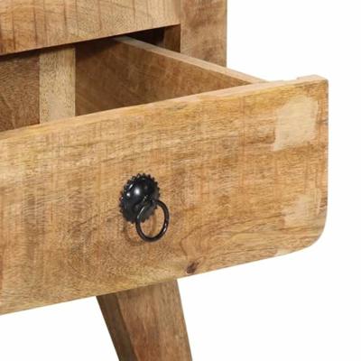 Nachtkastje 40x32x46 cm massief ruw mangohout Nachtkastje 40x32x46 cm massief ruw mangohout