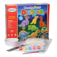 Gips Gieten Glow in the Dark Magneten - Dino's - thumbnail