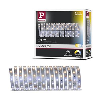 Paulmann 79863 LED-strip Met connector (male) 24 V 5 m Warmwit 5 m Paulmann 79863 LED-strip Met connector (male) 24 V 5 m Warmwit 5 m