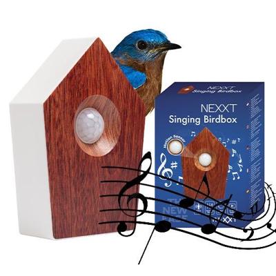 Nexxt Vogelgeluiden Huisje - Met Sensor - Hout