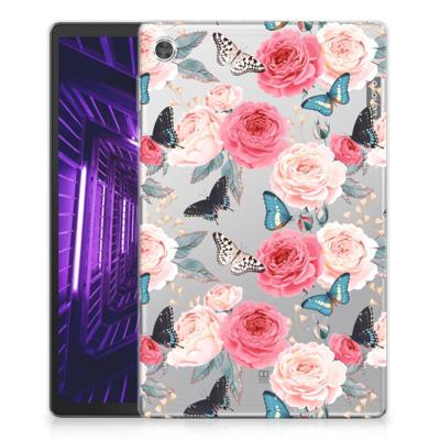 Lenovo Tab M10 Plus | Siliconen hoesje | Butterfly Roses Lenovo Tab M10 Plus | Siliconen hoesje | Butterfly Roses