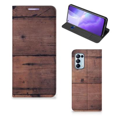 OPPO Find X3 Lite Book | Wallet Case | Old Wood