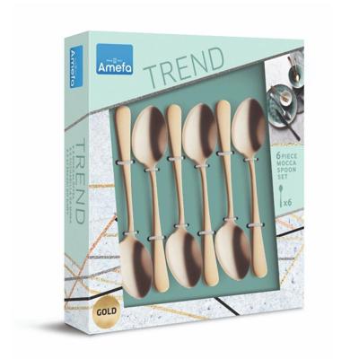 Amefa Trend Theelepels 6 Stuks Goud Amefa Trend Theelepels 6 Stuks Goud