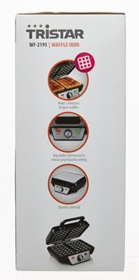 Tristar WF-2195 Wafelijzer Zwart, Zilver