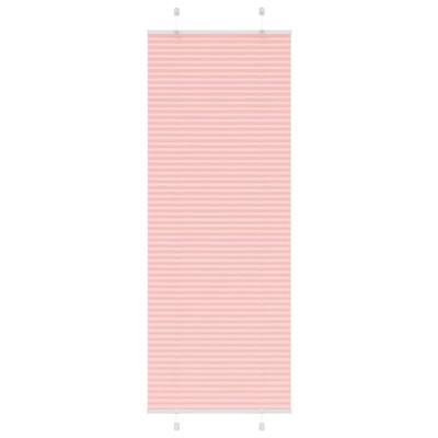 VidaXL Plissé rolgordijn 75x200 cm stofbreedte 74,4 cm polyester roze VidaXL Plissé rolgordijn 75x200 cm stofbreedte 74,4 cm polyester roze