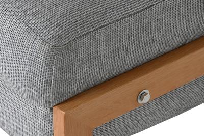 Sofa Home ESPRIT Grijs Natuurlijk Scandi