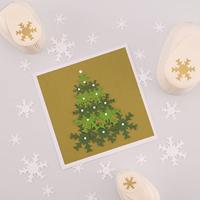 Vaessen Creative • figuurpons set sneeuwvlokken winter whisper 3st. - thumbnail
