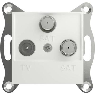 Schneider Electric EPH3670121D TV-satelliet-satelliet eindcontactdoos Asfora Wit (RAL 9003) 1 stuk(s) Schneider Electric EPH3670121D TV-satelliet-satelliet eindcontactdoos Asfora Wit (RAL 9003) 1 stuk(s)