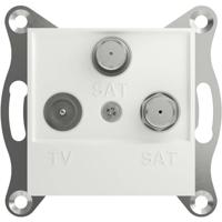 Schneider Electric EPH3670121D TV-satelliet-satelliet eindcontactdoos Asfora Wit (RAL 9003) 1 stuk(s) - thumbnail